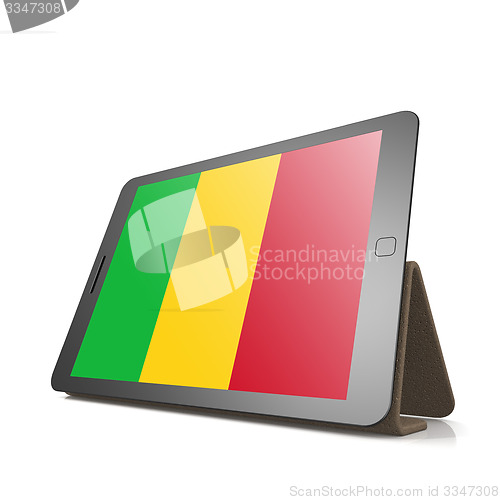 Image of Tablet with Mali flag