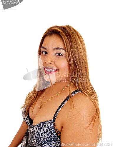 Image of Lovely closeup of Asian woman.