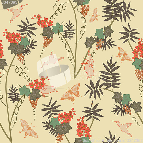 Image of Seamless floral pattern