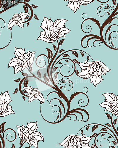 Image of Seamless floral pattern