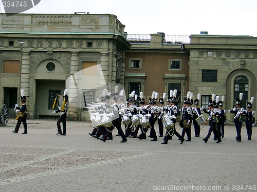 Image of changing or the guards