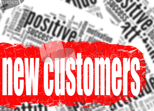 Image of Word cloud new customers