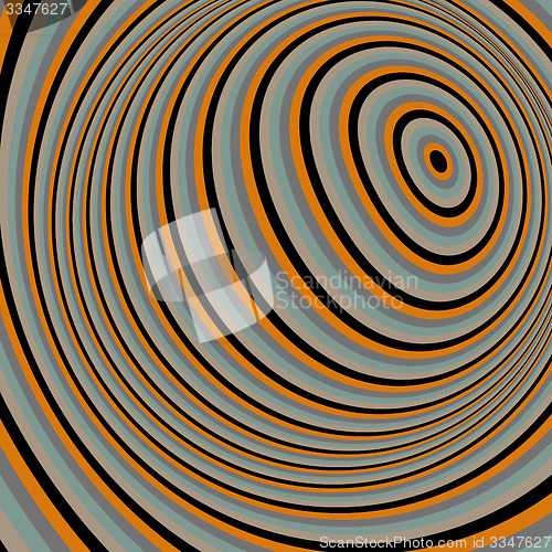 Image of Abstract swirl background. Pattern with optical illusion. 