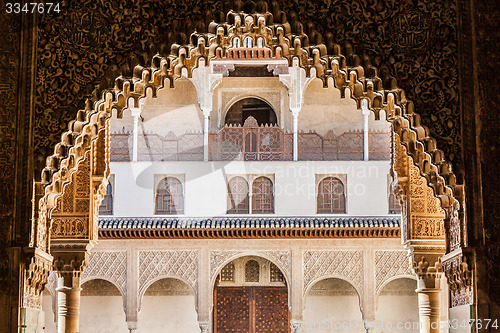 Image of Arabian Door in Alhambra