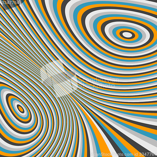 Image of Abstract swirl background. Pattern with optical illusion. 