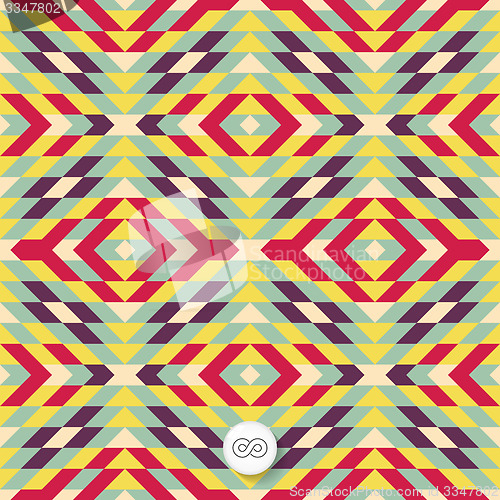 Image of Seamless geometric background. Mosaic. 