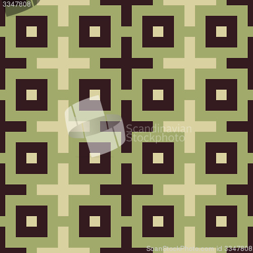 Image of Seamless geometric background. Mosaic. 