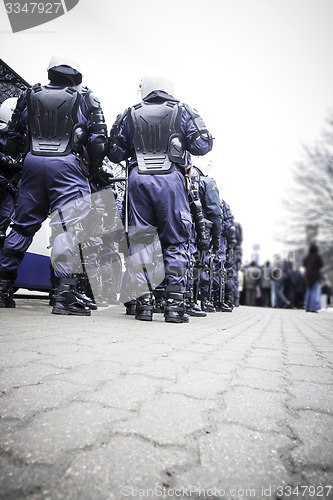 Image of Riot police unit