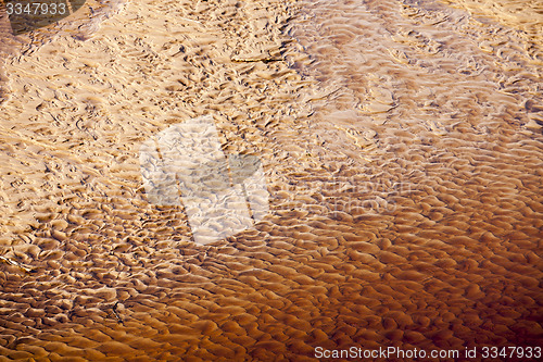 Image of Red Wavy sand texture