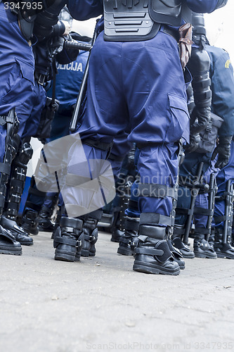 Image of Riot police unit