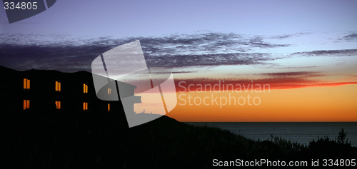 Image of House at sunset