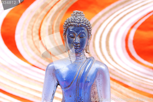 Image of Blue Buddha.