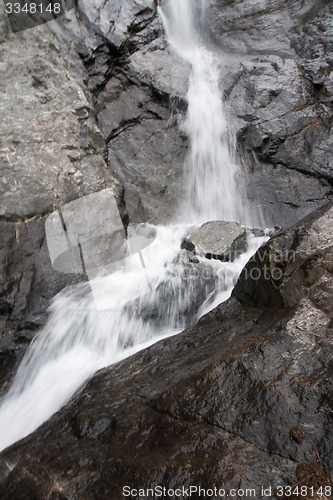 Image of Mountain waterall and river