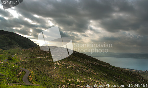 Image of Israeli landscape near Kineret lake