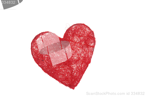 Image of Heart in net