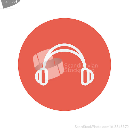 Image of Headphone thi line icon