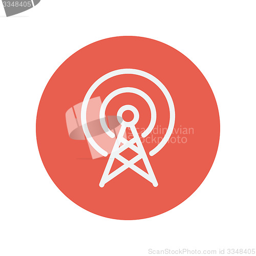 Image of Antenna thin line icon