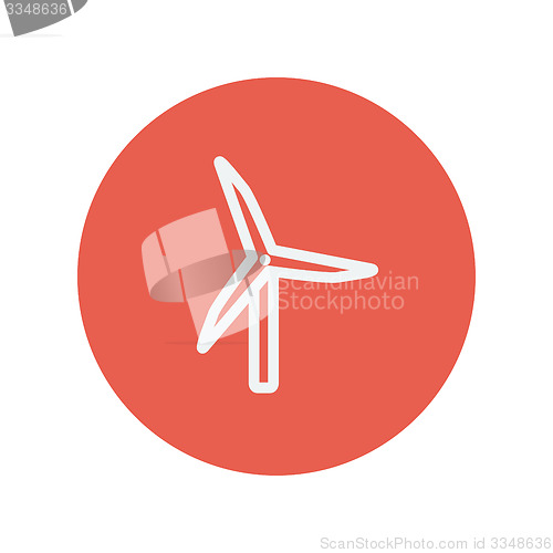 Image of Windmill thin line icon