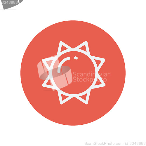 Image of Sun thin line icon