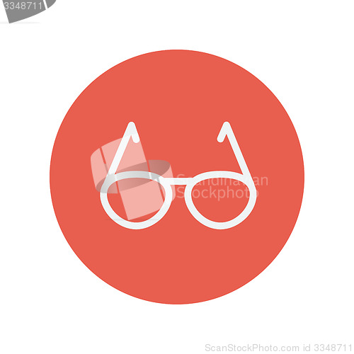 Image of Sunglasses thin line icon