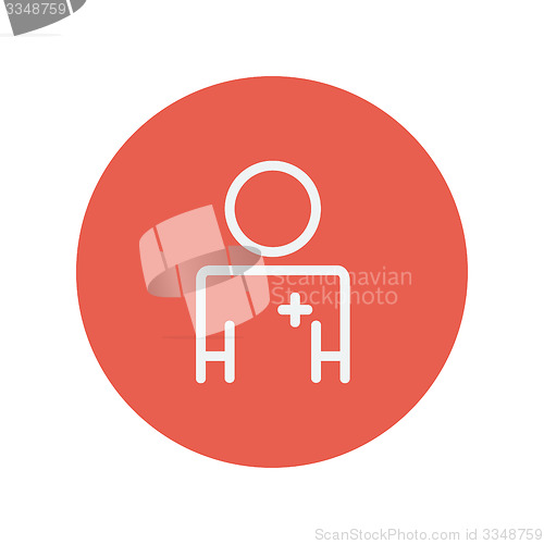 Image of Doctor thin line icon