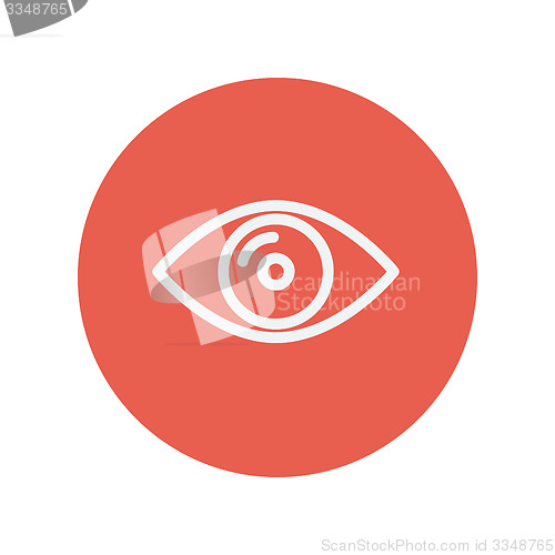 Image of Eye thin line icon