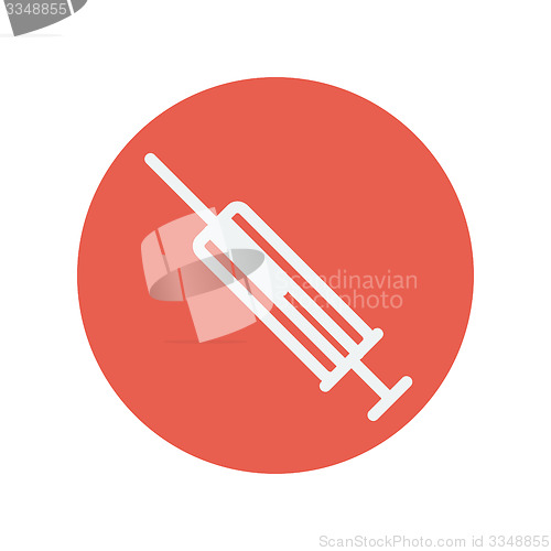 Image of Syringe thin line icon