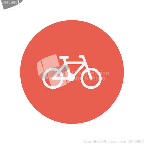 Image of Bicycle thin line icon