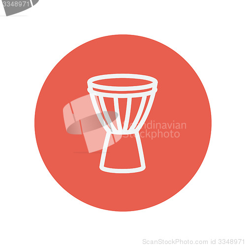 Image of Timpani thin line icon