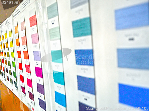 Image of Close up of Color Swatches sample