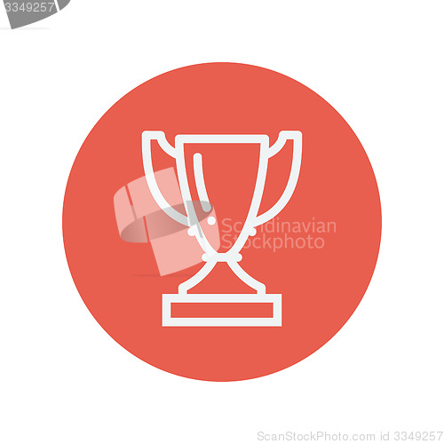 Image of Trophy thin line icon