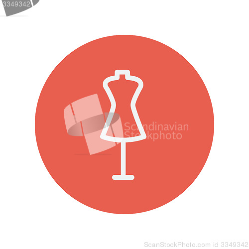 Image of Mannequin thin line icon