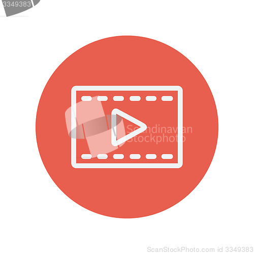 Image of Film strip with arrow