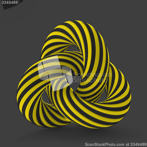 Image of 3D abstract illustration. Vector template.