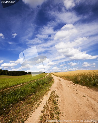 Image of the small road  