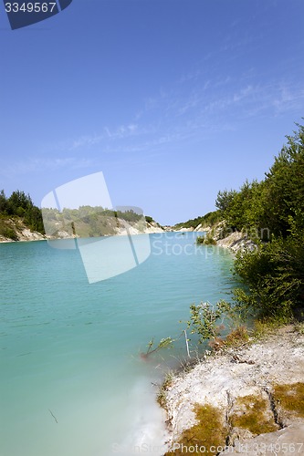 Image of artificial lake  