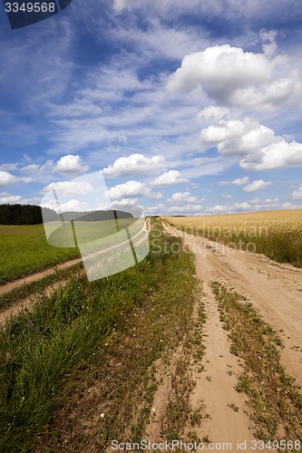 Image of the rural road  