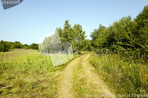 Image of the rural road  