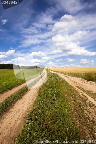 Image of the rural road  