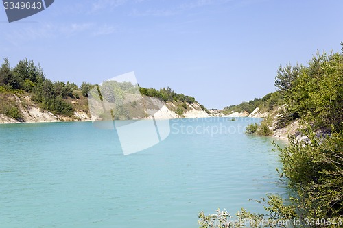 Image of artificial lake  