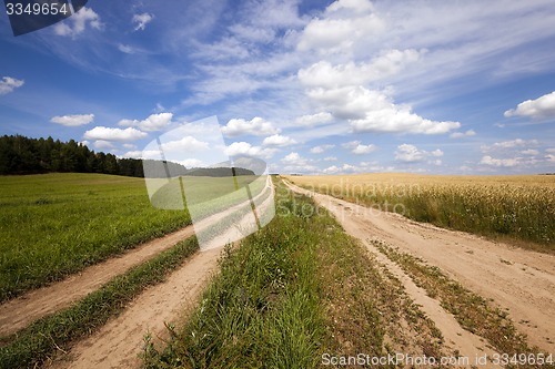Image of the rural road  