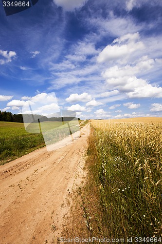 Image of the rural road  