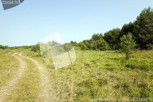 Image of the rural road  