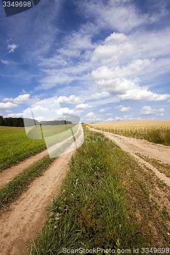 Image of the rural road  