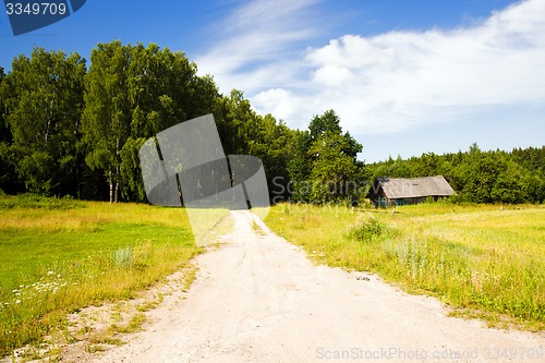 Image of the rural road 