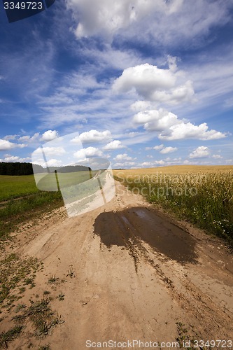 Image of the rural road  