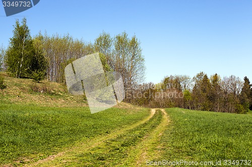 Image of the rural road  