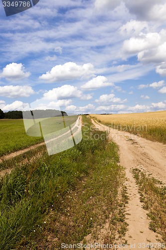 Image of the rural road  