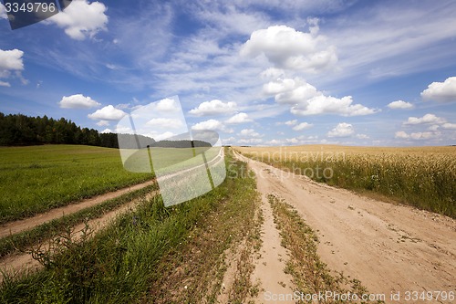 Image of the rural road  