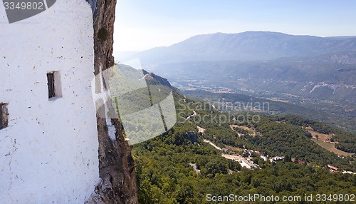 Image of church in mountains 